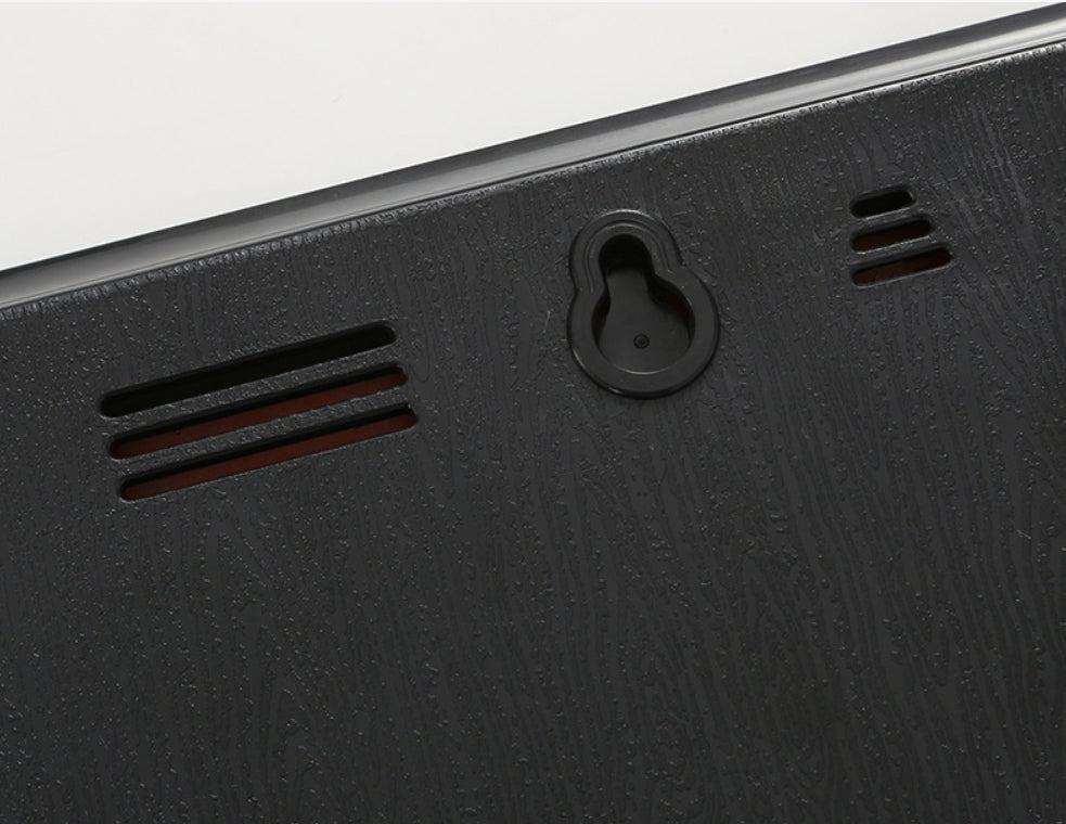 Ceas Digital de Masa AT PERFORMANCE®, cu Lumina Led Rosu, Alarma, 3 Niveluri de Luminozitate, Calendar, Temperatura, Functie Snooze, Mod de Noapte, 11x22cm.